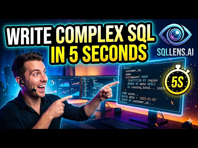 Write Complex SQL in Seconds with MySQL, PostgreSQL, MariaDB & SQLite