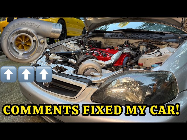 The Comments Were Right… This Fixed Our BUDGET Turbo Civic! 27psi+