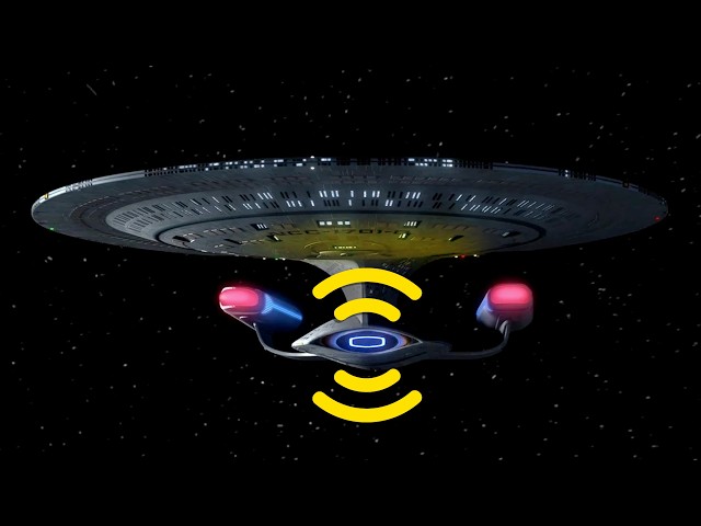 Star Trek: TNG Theme but the theme is coming from the Enterprise-D