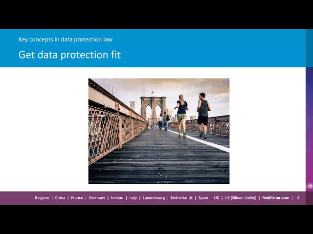 Module 1: (1) Key concepts in data protection law