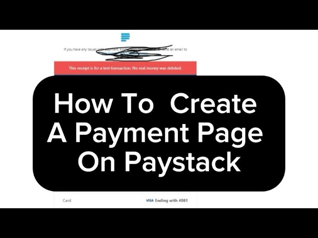 How To Create A Payment Page On Paystack To Link Your Workflow On N8N 