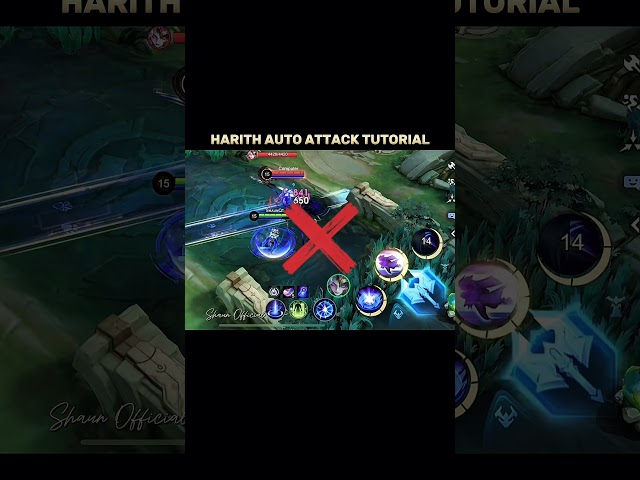 ✅Harith auto attack tutorial #mobilelegends #mlbb #harith #tutorial #highlights