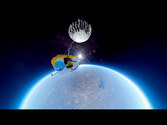 Full Flight of Insta360 Weather Balloon Flight (Plus Fighter Jet Fly By!)