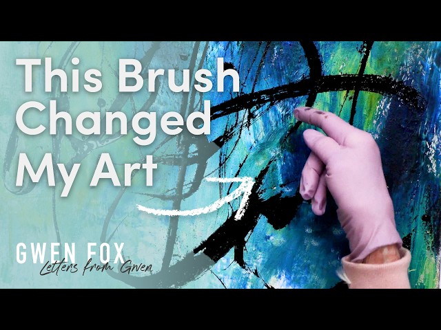 The BEST Brush for Abstract Painting!