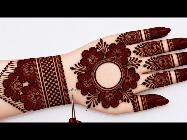 Simple & unique mehndi design for back hand| letest mehndi design|mehandi ka design |mehendi।mehnadi