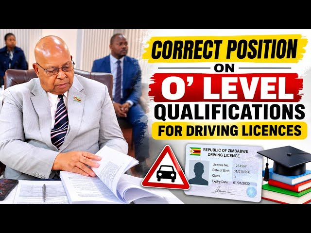 The correct position on O' Level qualification for driving licences