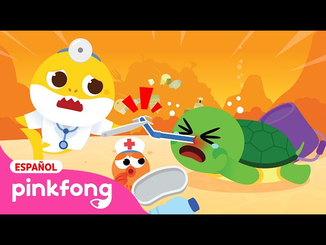 ¡Ayuda, Salvemos a los Animales del Océano!🐢 | Tiburón Bebé Juego de Hospital🏥 | Pinkfong en español