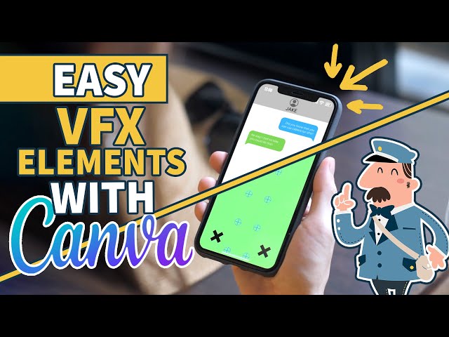 Create EASY VFX elements with CANVA | Canva Tutorial