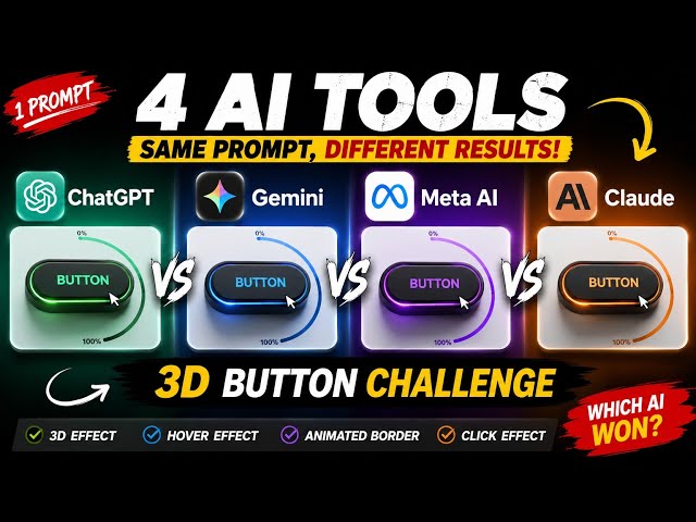 ChatGPT vs Gemini vs Claude vs Meta AI — Who Writes Better Code?