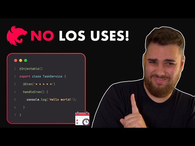 No uses los cron jobs de NestJS sin ver esto! | Tutorial NestJS