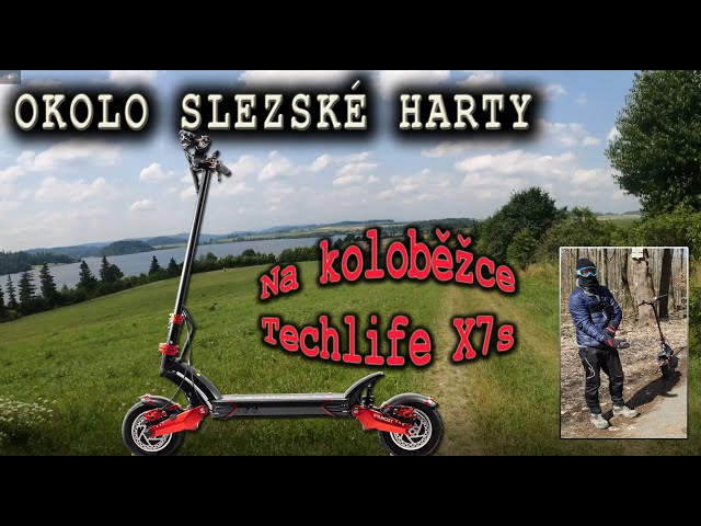 Slezská Harta a razovské Tufity na koloběžce Techlife X7S [4K 60FPS]