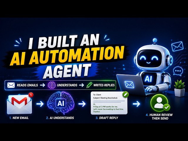 I Built AI Automation Agent That Reads My Emails and Writes Replies