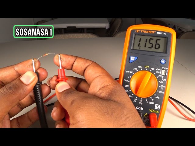 How to measure resistance with a digital multimeter