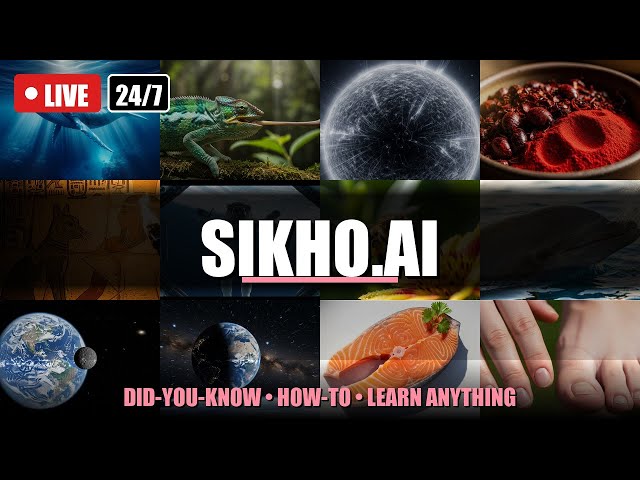 Sikho.ai • 24/7 Did-You-Know, How-To & AI-Native Learning Live Stream