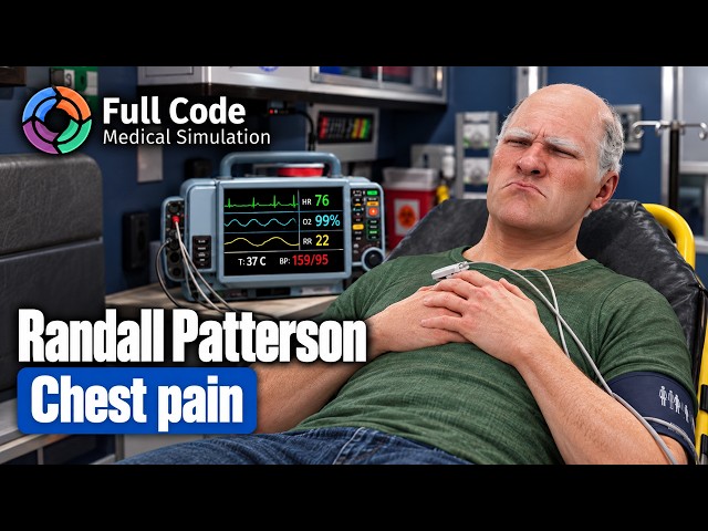Full Code Medical Simulation #ALS-7 🚑 - Chest pain