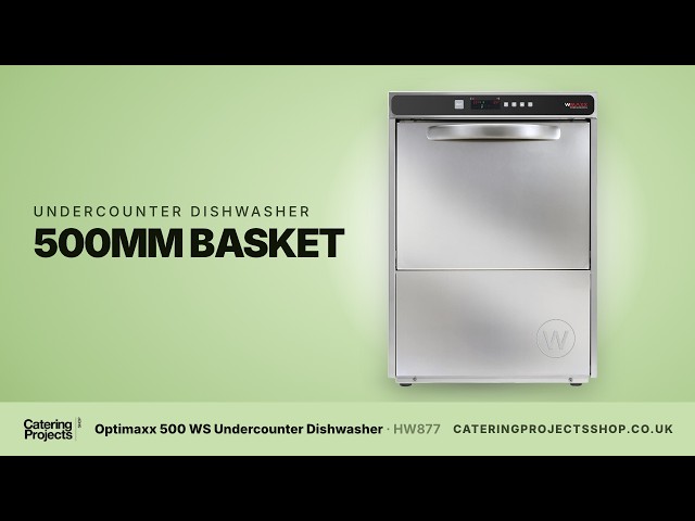 Optimaxx 500 WS Undercounter Dishwasher | HW877 | Catering Projects Shop