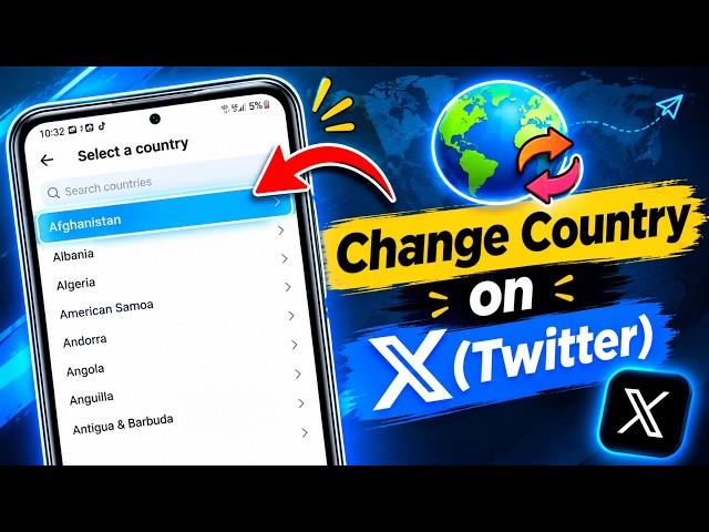 Change Country & Region on X (Twitter) 😳 (Easy Hidden Trick!)