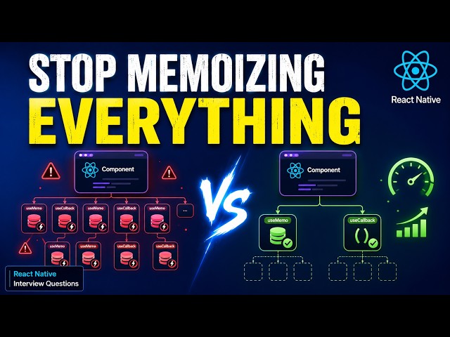 Stop Confusing useMemo and useCallback | React Native Interview Questions