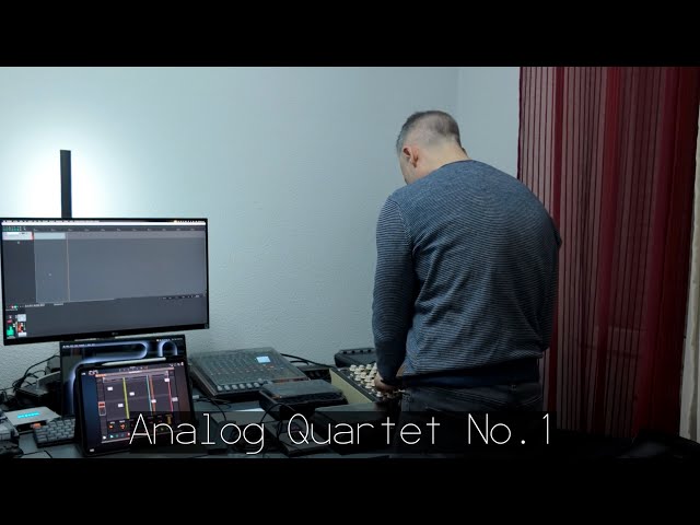 Analog Quartet No. 1. Vermona Perfourmer MkII + Fugue Machine.