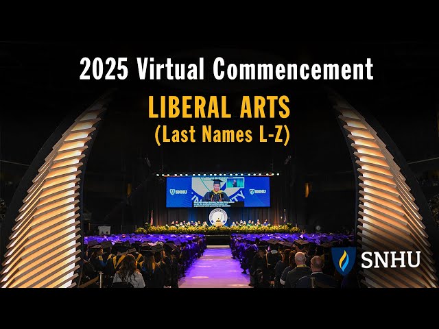 Virtual Commencement: Liberal Arts (Last Names L-Z), Saturday, May 24 at 3pm ET