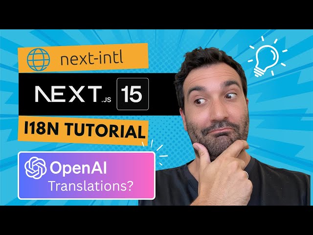 Next.js 15: i18n with next-intl (Full Walkthrough) + AI Translation