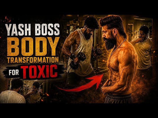YASH BOSS Body Transformation For Toxic 💪🏻❤️‍🔥#yash #ramayana #toxic #kannada #hindi #tamil #telugu