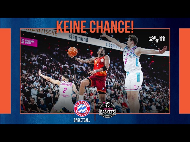 Highlights: FC Bayern Munich Basketball vs. Telekom Baskets Bonn (2025/26 Season) easyCredit BBL ...