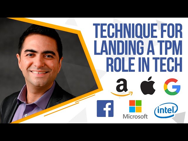 How to land your dream Technical Program Manager job at Amazon, Google, Facebook, Apple & Microsoft