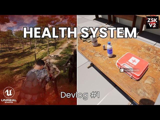 DEVLOG #1 - Health System - Zombie Shooter Kit v2 - UE5 Starter Pack