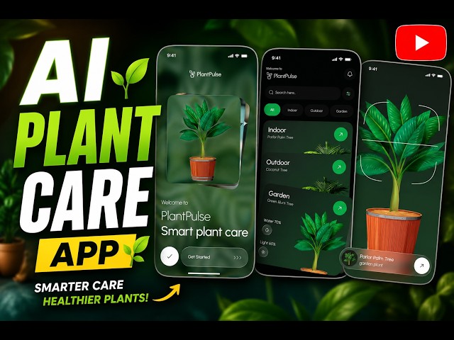 Flutter Glassmorphic AI Plant Doctor UI Swipe-to-Unlock & AR Scanner #growth #socialmedia #trending