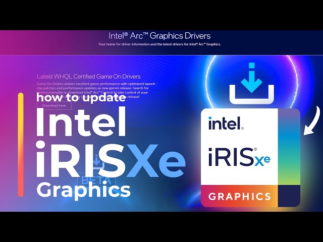 How to update Intel iRIS Xe Graphics Driver