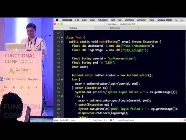 DRYing To Monads In Java8 by Dhaval Dalal at Functional Conf 15 Trailer