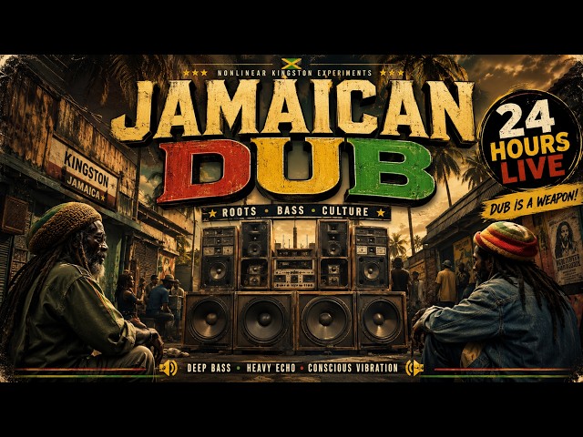 【LIVE 24/7】🇯🇲🦁 JAMAICAN DUB Radio — Nonstop Kingston Dub Sounds