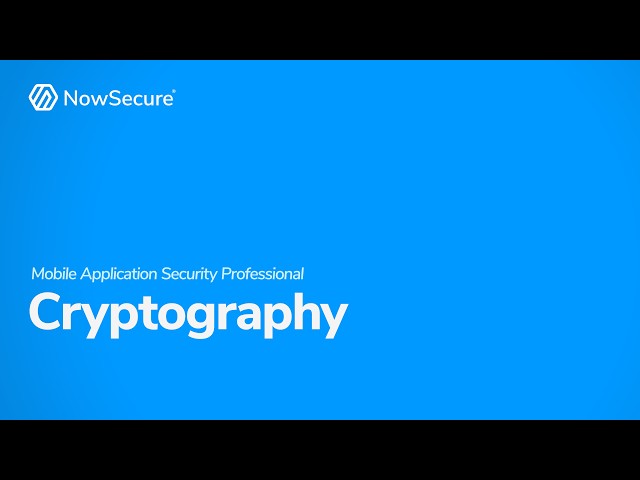 Cryptography Best Practices for Mobile Apps