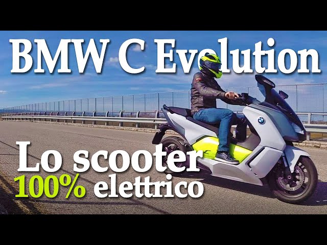 Test drive of the BMW C Evolution - The 100% electric scooter