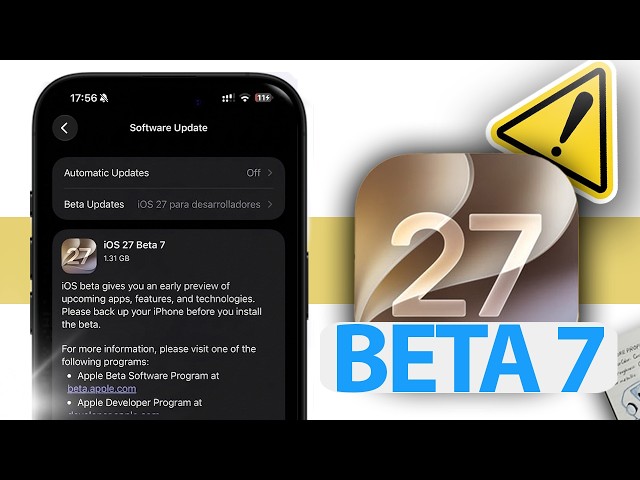 iOS 27 beta 7