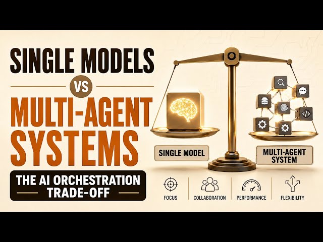 Single Models vs Multi-Agent Systems | The AI Orchestration Trade-Off | Uplatz