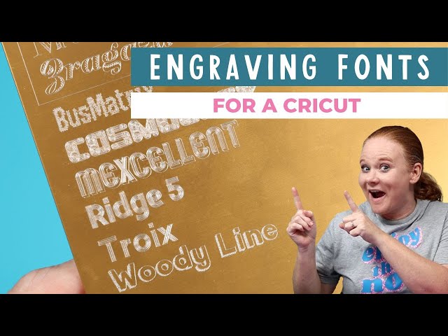 My Favorite Cricut Engraving Fonts and How to Use Them