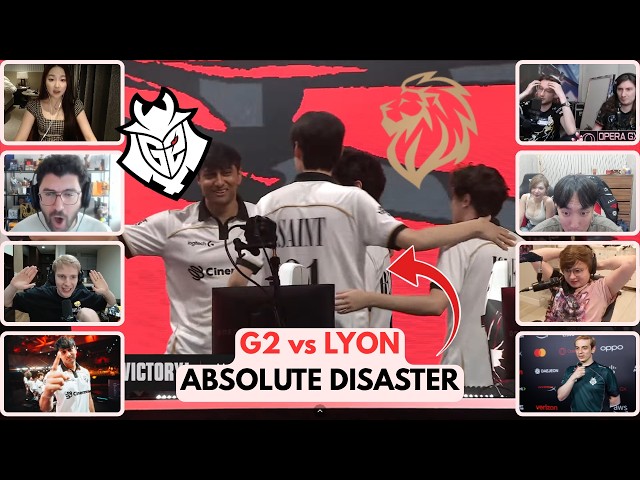 Streamers React to NA OBLITERATING EU | G2 vs LYON | MSI 2026 Highlights