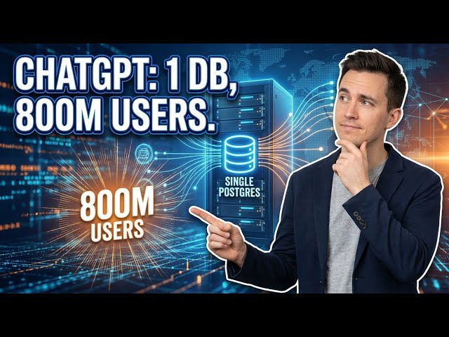 Inside ChatGPT's Scaling Battle: Single Postgres Primary for 800M Users