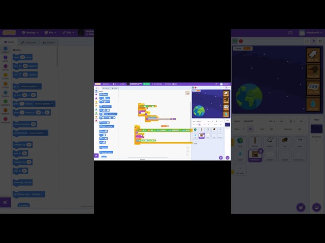 I Made a Scratch Clicker Game 🖱️🔥 | ZonxScratch Tutorial #scratch #shorts