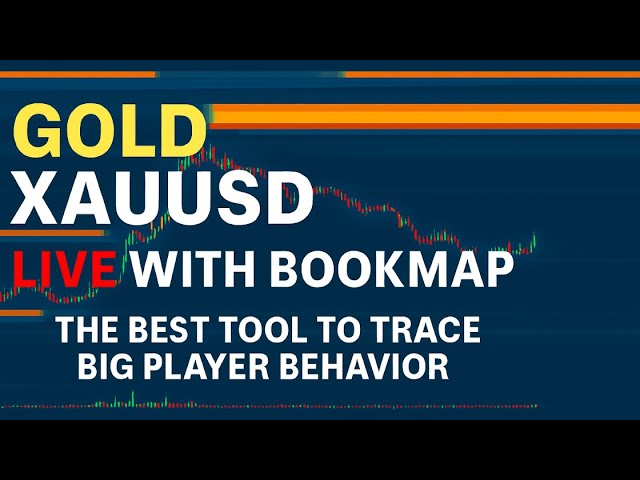 BOOKMAP LIVE | GOLD FUTURES | GC  - XAUUSD | Liquidity | Heatmap #livetrade #livegold #bookmaplive