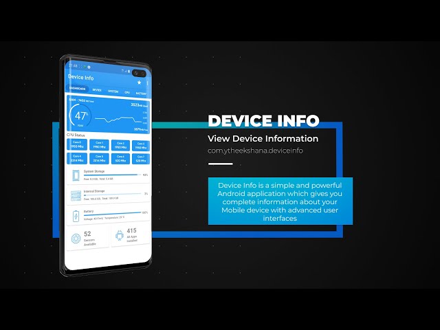 Device Info : View Device Information (Android App) - Best Android Tools App