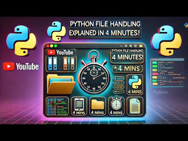GCSE Computer Science: Master Python Programming & File Handling in Just 4 Minutes!