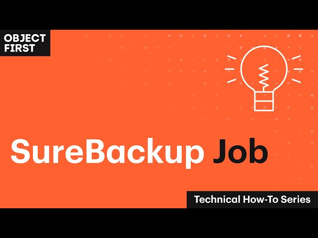 SureBackup Made Simple for Reliable Recoverability
