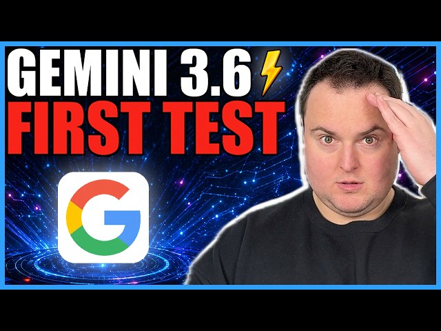 Gemini 3.6 Flash Is HERE – Testing Google’s BEST Model Yet!