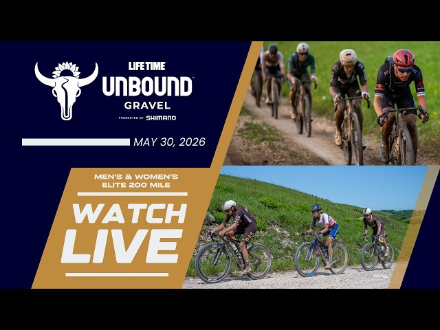 LIVE STREAM | 2026 Life Time UNBOUND Gravel presented by Shimano