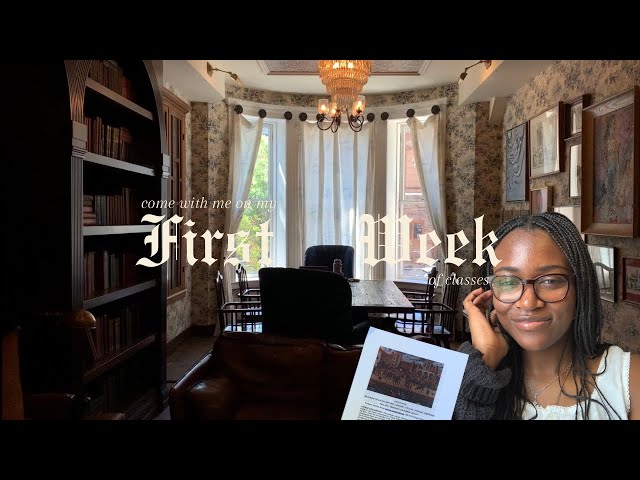 GRADUATE DIARIES | first week of classes as a Yale graduate student 📓✨