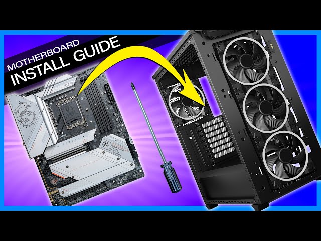How to Install a Motherboard into a PC Case