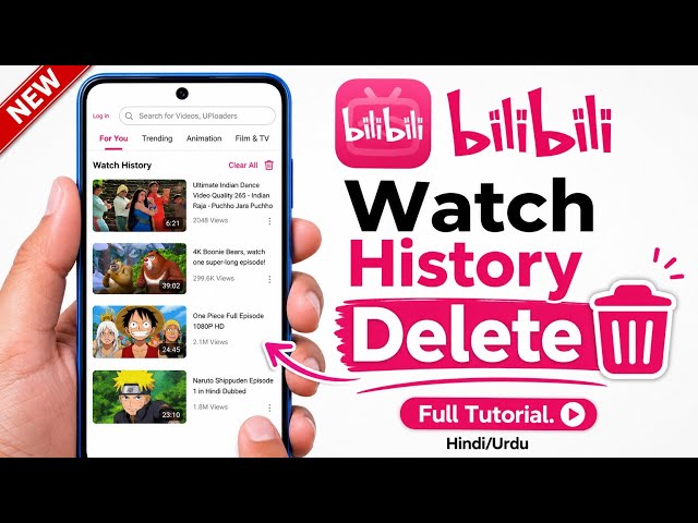 How To Delete Watch History On Bilibili